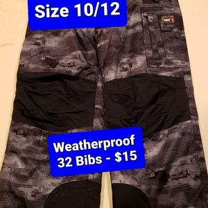 Snowbibs Size 10/12